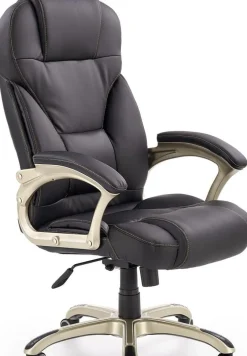 Skrivbordsstol Brooke i svart konstläder