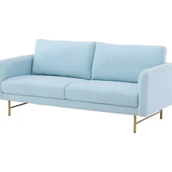 Sky 3-sits soffa - Babyblå/Whitewash