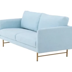 Sky 3-sits soffa - Babyblå/Whitewash
