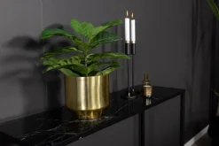 Slope avlastningsbord 100 x 30 cm - Svart/mässing