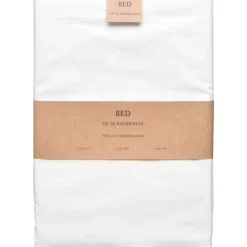 Slätlakan formsytt Percale - Vitt