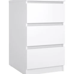 Smal byrå med 3 lådor 70 cm hög och 40,5 cm bred