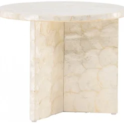 Smögen soffbord Ø40 cm - Ljusgrå