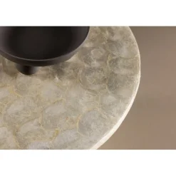 Smögen soffbord Ø70 cm - Ljusgrå