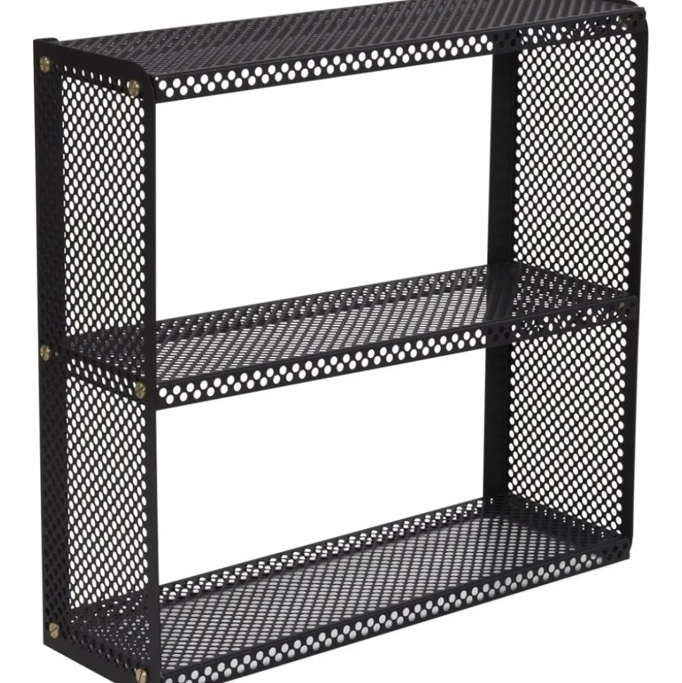 Smilla vägghylla svart 60x60 cm