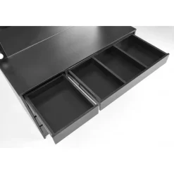 Sminkbord med LED-belysning svart - Facada