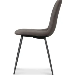 Smokey matstol - Gråbrun vintage