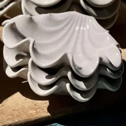 Snäcka serveringsfat 24 cm - Beige