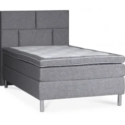 Säng 140x200 cm - Grå - Hilton Deluxe