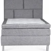 Säng 120x200 cm - Grå - Hilton Deluxe