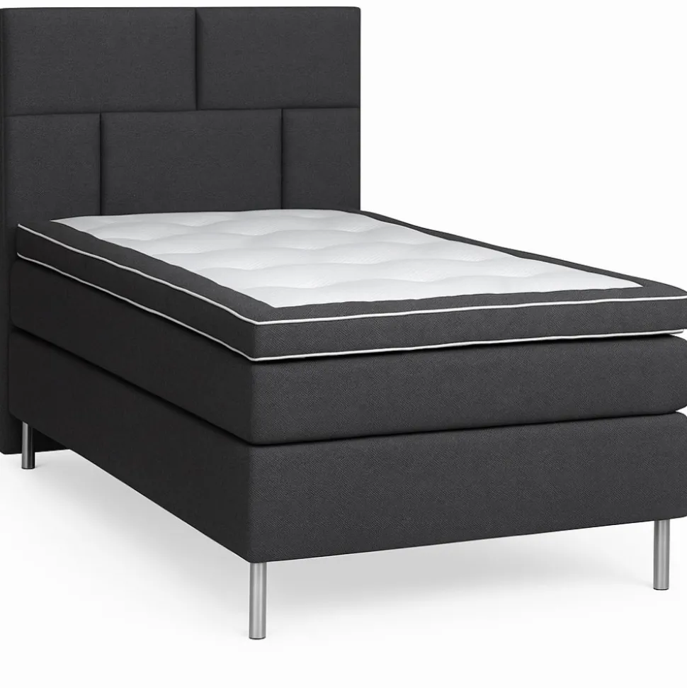 Säng 140x200 cm - Mörkgrå - Hilton Deluxe