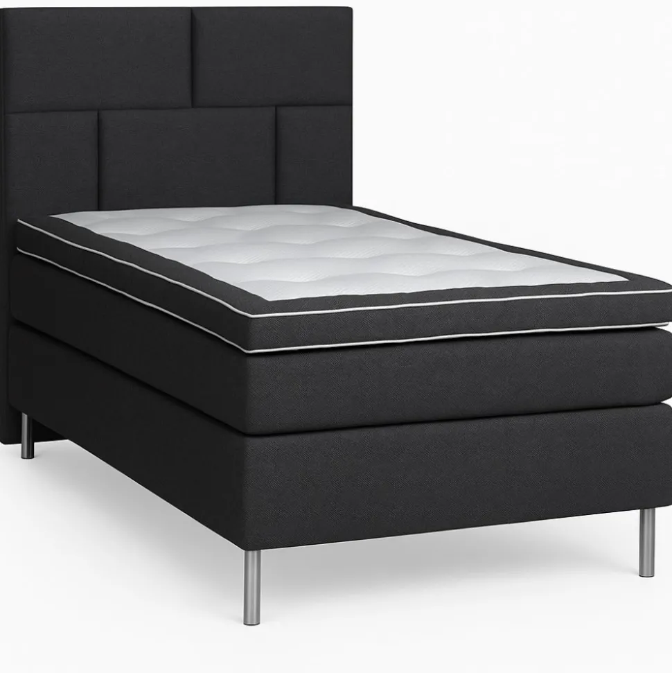 Säng 140x200 cm - Mörkgrå - Hilton Deluxe