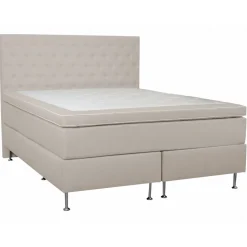 Säng 160x200 cm beige 5-zoner