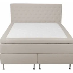 Säng 160x200 cm beige 5-zoner