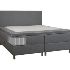 Säng 160x200 cm med förvaring grå