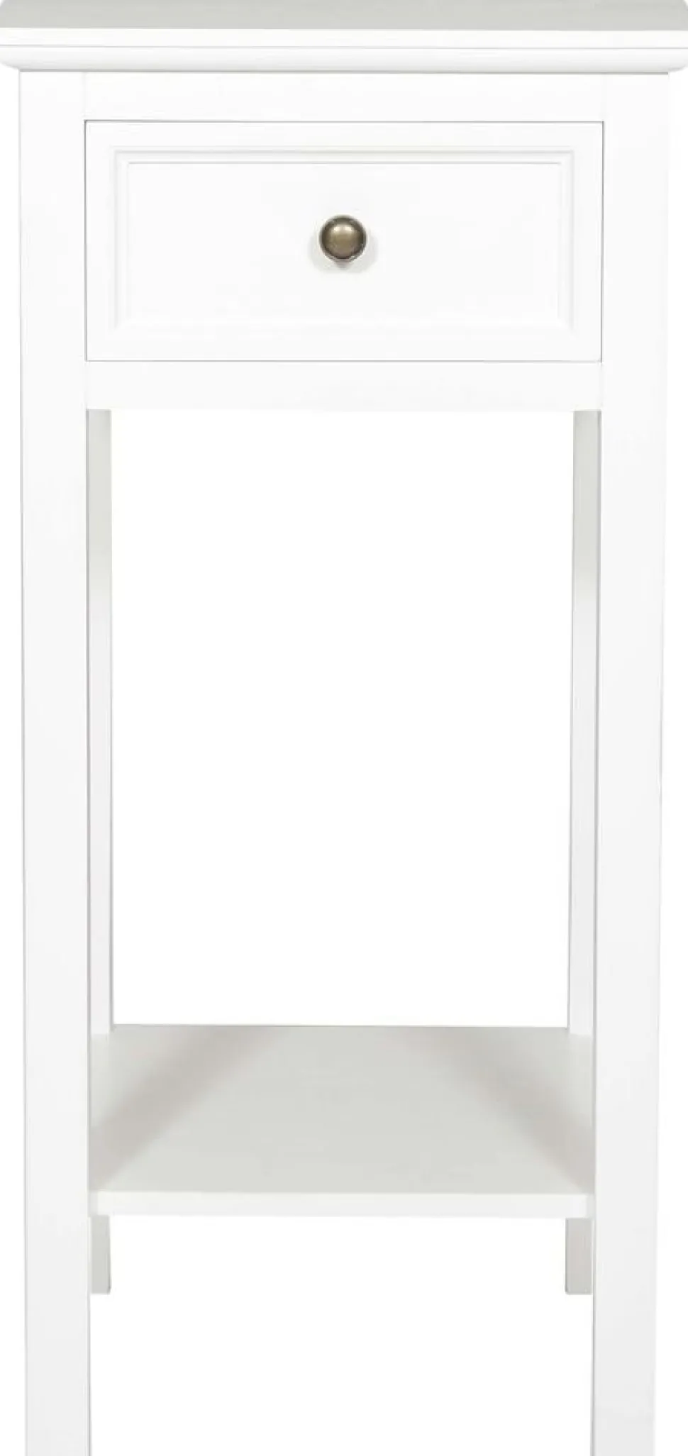 Sängbord antikvitt höjd 75 cm - Bristol + Fläckborttagare för möbler