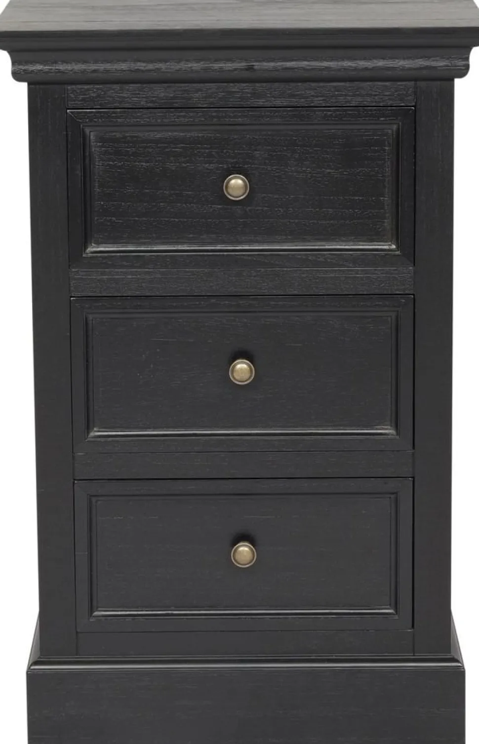 Sängbord Bristol i svart - 70 cm hög + Fläckborttagare för möbler