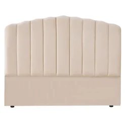 Sänggavel välvd beige 180 x 125 cm - Laholm