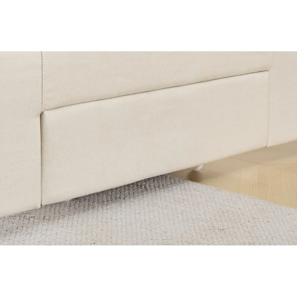 Sängram 180 x 200 cm - Beige