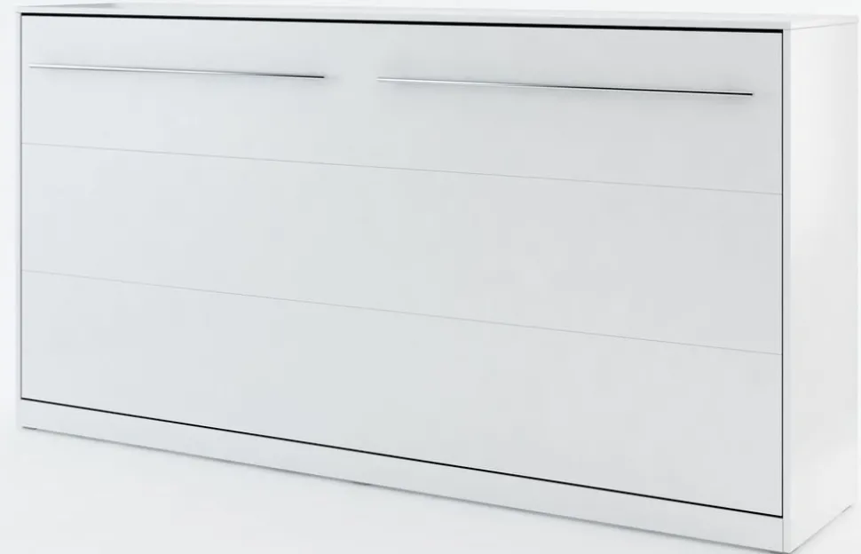 Sängskåp 90x200 cm fällbar säng - Vit