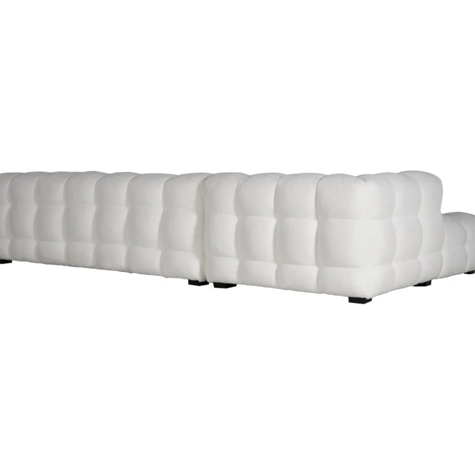 Soffa 322 cm bred beige teddy - Elisa