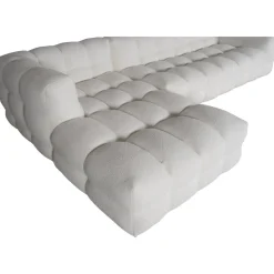 Soffa 322 cm bred beige teddy - Elisa