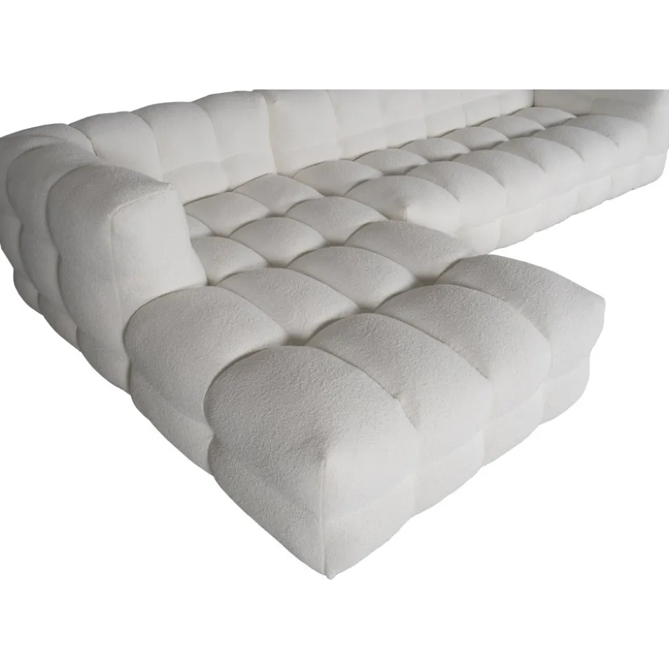 Soffa 322 cm bred beige teddy - Elisa + Möbeltassar