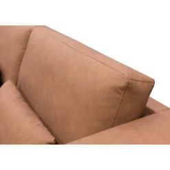 Soffa 322 cm brun PU - Ranger