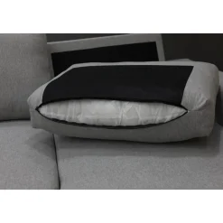 Soffa 309 cm ljusgrå - Solna + Textilrengöring för möbler