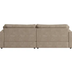 Soffa 266 cm 4-sits mörkbeige - Moby + Textilrengöring för möbler