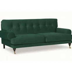 Soffa Andrew 225 cm - Buteljgrön sammet