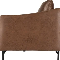 Soffa brun vintage 3-sits 223 cm