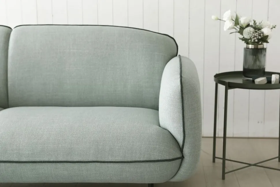 Soffa Catta med fotpall - 200 cm + Fläckborttagare för möbler