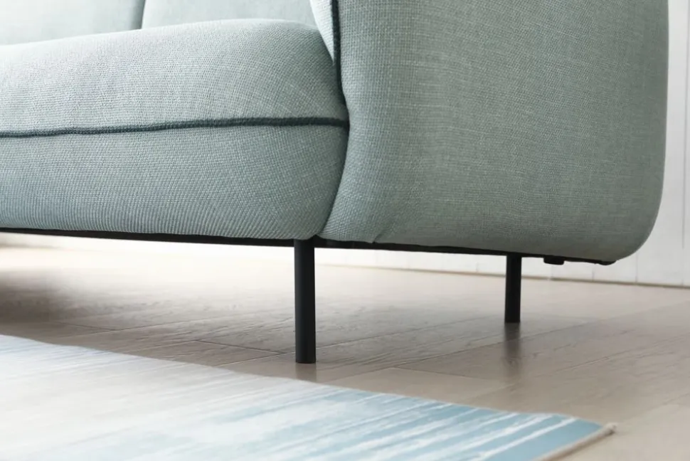 Soffa Catta med fotpall - 200 cm + Fläckborttagare för möbler