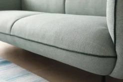 Soffa Catta med fotpall - 200 cm + Textilrengöring för möbler