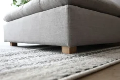 Soffa grå divan 251 cm - Sake