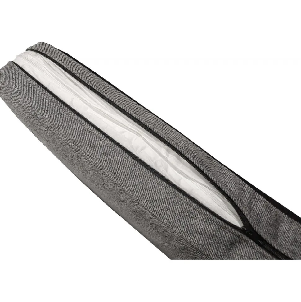 Soffa grå med öppet avslut 244 cm + Fläckborttagare för möbler