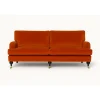Soffa Howard London Premium 225 cm - Orange sammet