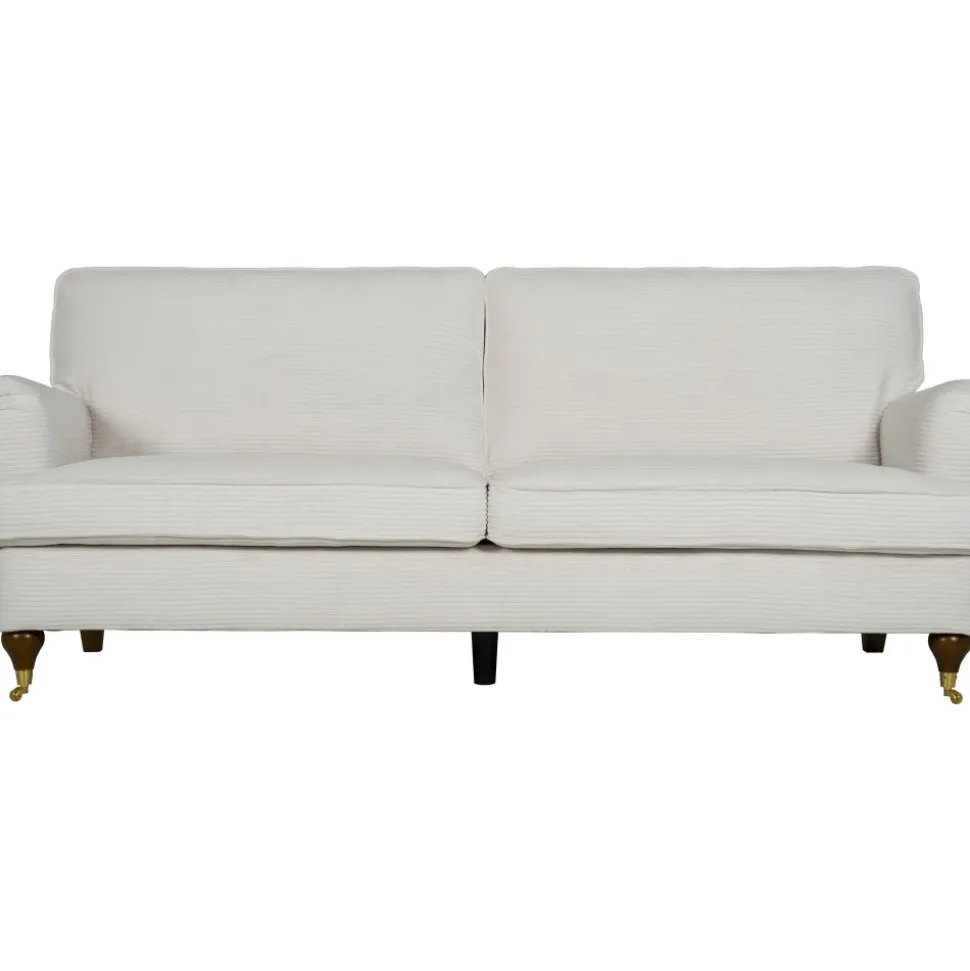 Soffa i beige manchester 210 cm - Howard