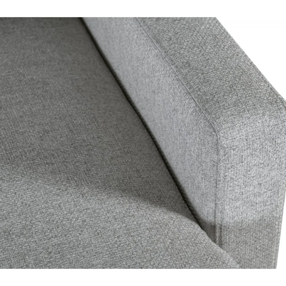 Soffa med förvaring grå 214 cm bred + Fläckborttagare för möbler