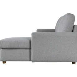 Soffa med förvaring grå 214 cm bred + Fläckborttagare för möbler