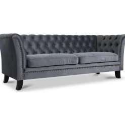 Soffa Milton Chesterfield - 212 cm