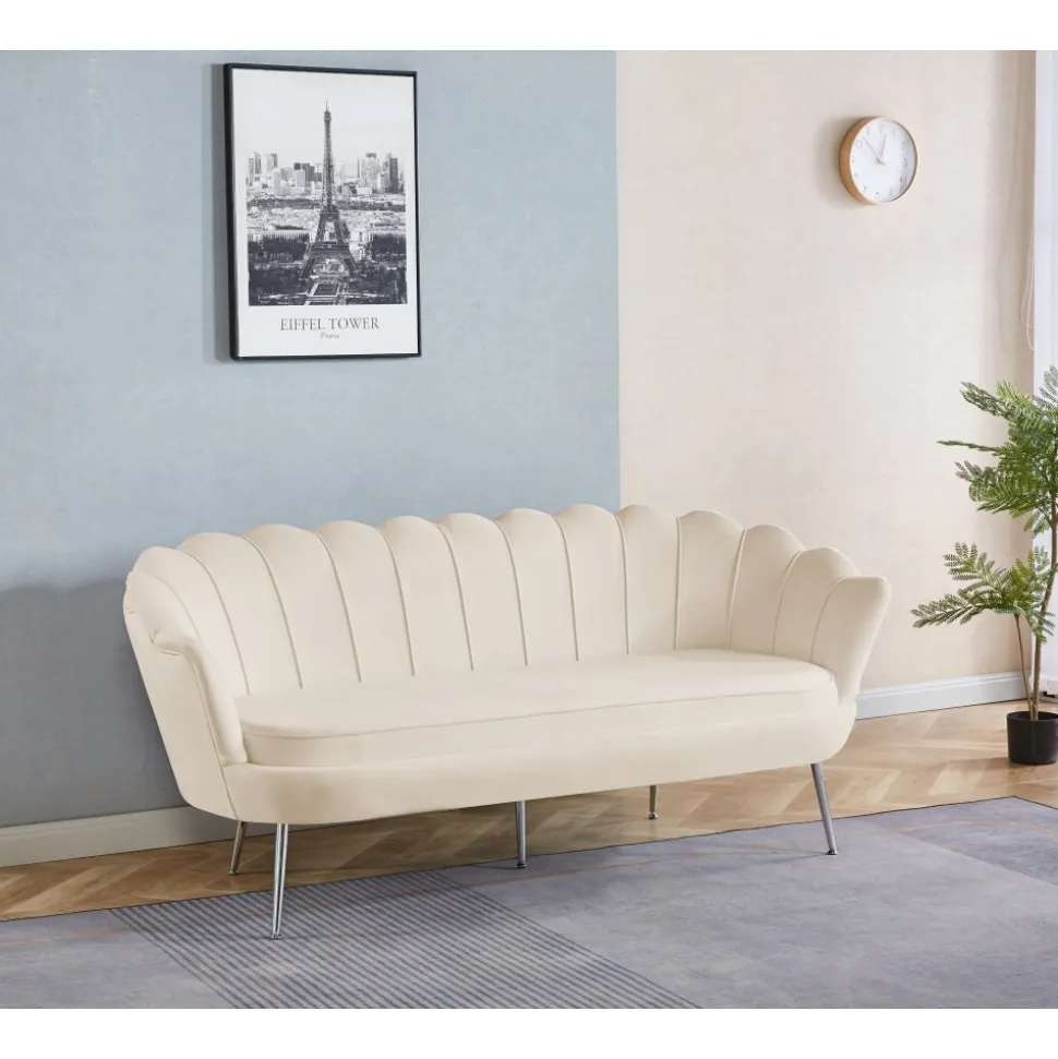 Soffa offwhite 3-sits - 180 cm - Kingsley