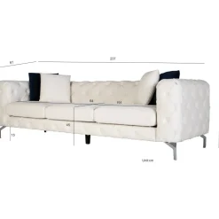 Soffa 3-sits - 237 cm
