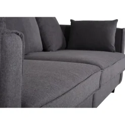 Soffa 4-sits 270 cm antracit tyg - Brandy