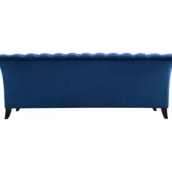 Soffa 3-sits Chesterfield Blå - Milton