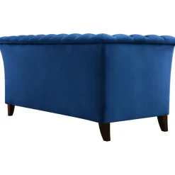 Soffa 2-sits chesterfield blå - Milton