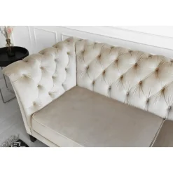 Soffa 3-sits Chesterfield beige - Milton