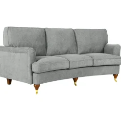 Soffa 3-sits grå 225 cm - Howard