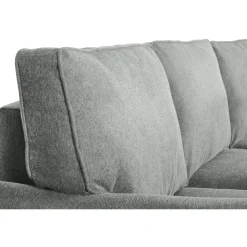 Soffa 3-sits grå 225 cm - Howard + Textilrengöring för möbler